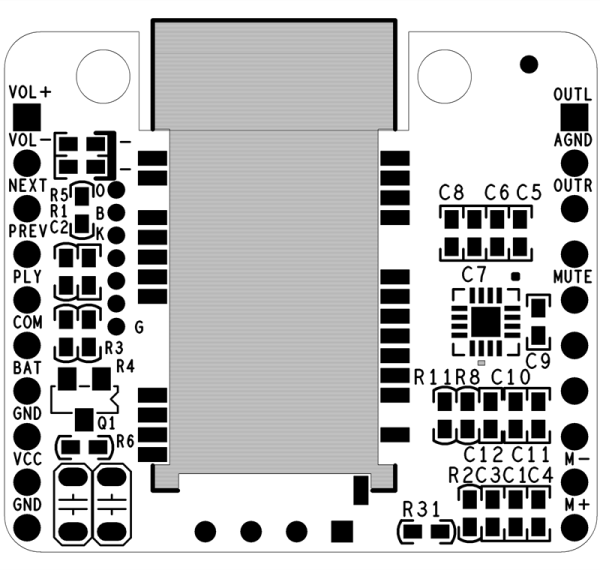 5V Mini CSR8645 APTx Hifi Bluetooth 4,0 Receiver board