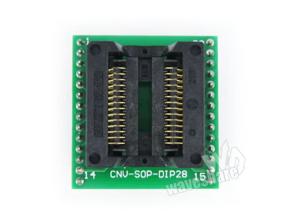 Enplas SOP28 TO DIP28 (A) IC Programmer Adapter for SOP20-SOP28 SO20-SO28 SOIC20-SOIC28 package
