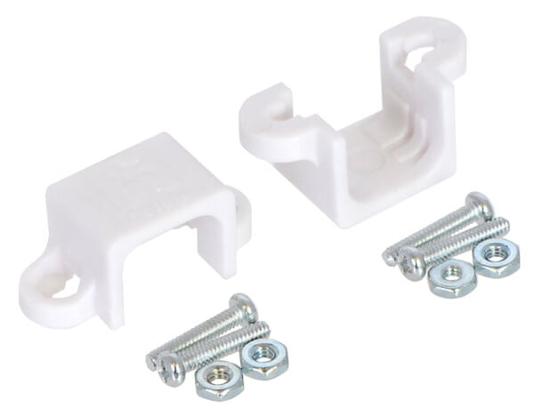 Pololu Micro Metal Gearmotor Bracket Pair White Plastic 1086