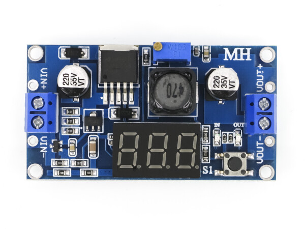 LM2596S DC-DC einstellbarer Step-Down Spannungsregler mit LED-Voltmeter Adjustable Power Modul