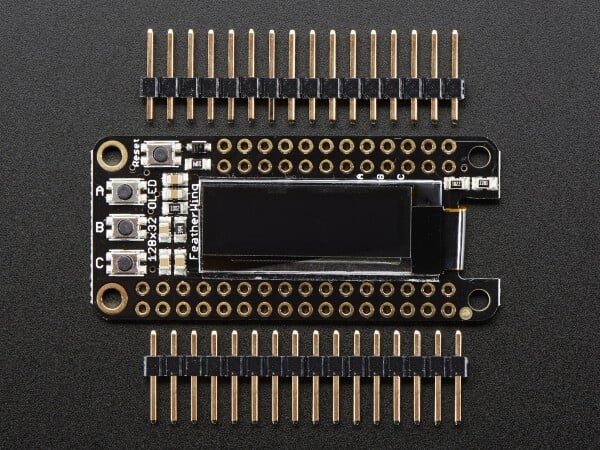 Adafruit FeatherWing OLED 128x32 Add-on for Arduino Feather Boards 2900