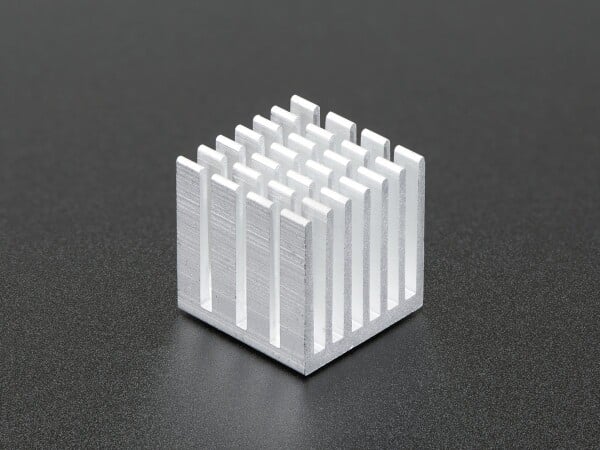 Adafruit Aluminum Heat Sink for Raspberry Pi 3 - 15 x 15 x 15mm