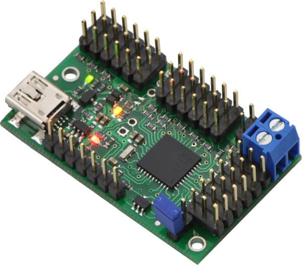 Pololu Mini Maestro 18-Channel USB Servo Controller (Assemblato)