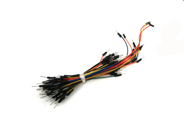 65x Breadboard Kabel Steckbrücken Drahtbrücken Flexibel Jumper Wires