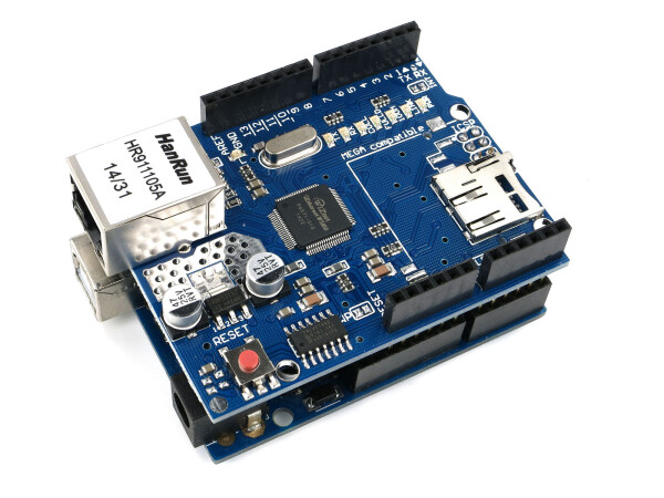 Uno R3 + Ethernet Shield w5100 mit Cable Arduino kompatibel