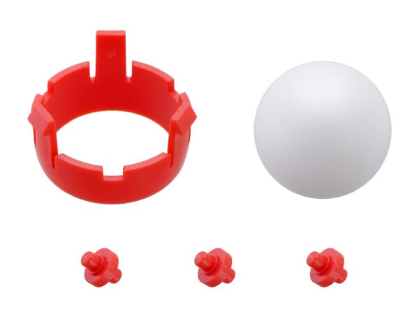 Pololu Romi Chassis Ball Caster Kit - Rosso