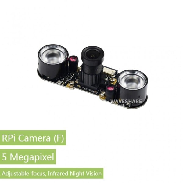 Waveshare Raspberry Pi Camera (F) Adjustable-Focus 5 Megapixel OV5647
