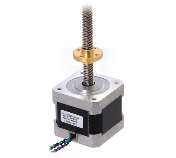 Pololu Stepper Motor NEMA 17 28cm Lead Screw Bipolar 200 Steps Rev 42x38mm 2.8V 1.7 A Phase 2268