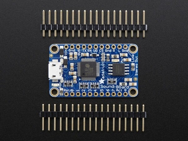 Adafruit Audio FX Mini Sound Board - WAV OGG Trigger 16MB Flash 2341