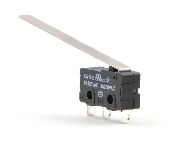 Pololu Snap-Action Switch with 50mm Lever: 3-Pin, SPDT, 5A 1403