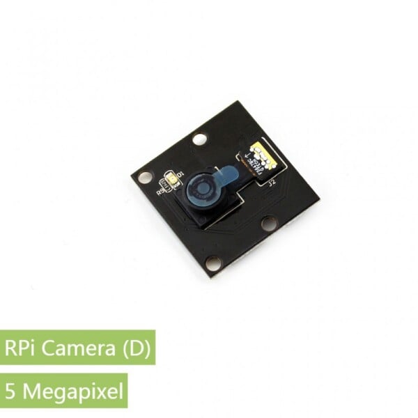 Waveshare Raspberry Pi Camera (D) Fixed-focus 5 Megapixel OV5647
