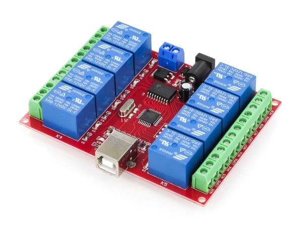 12V/220V 8 Channel Relay Shield Control Interface 8 Kanal USB Relais Module