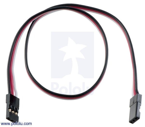 Servo Extension Cable 3Pin length 12"(300mm) Female - Female