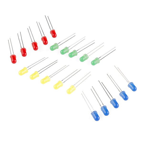 SparkFun LED Assorted (20 pack) 5mm LEDS