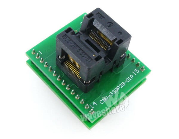 Enplas SSOP28 TO DIP28 (A) IC Programmer Adapter for SSOP28 package