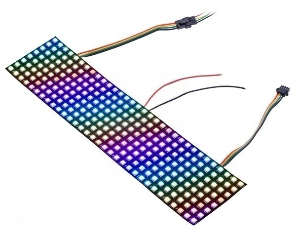 Pololu Addressable RGB 8x32-LED Flexible Panel 5V 10mm Grid SK9822 3094