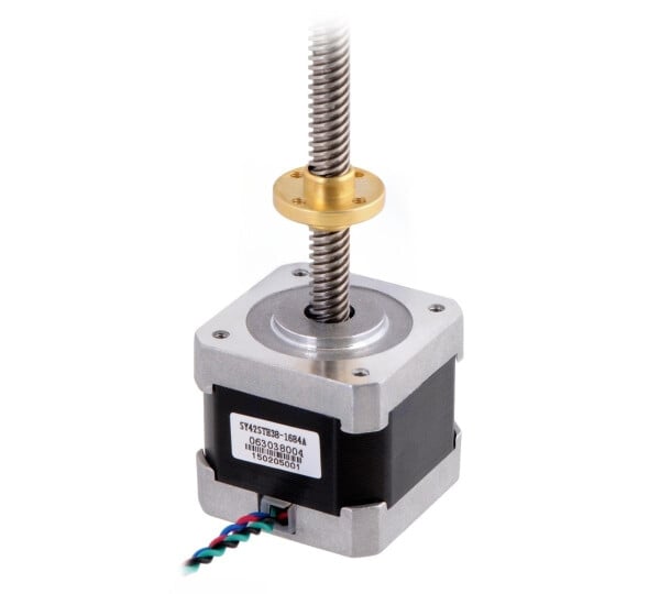 Pololu Stepper Motor with 18cm Lead Screw Bipolar 200 Steps Rev 42x38mm 2.8V 1.7 A Phase 2689
