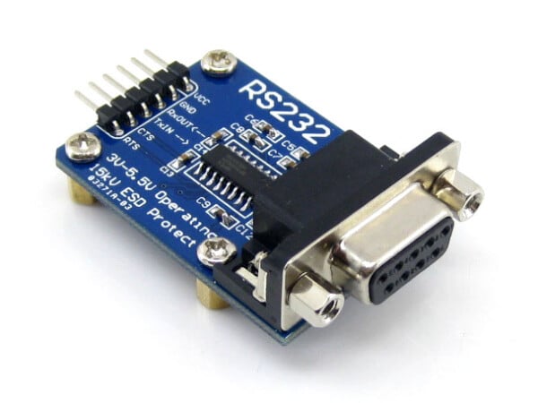 Waveshare RS232 Communication Board SP3232 3V-5.5V ESD Enhanced Hardware Flow Control Supported