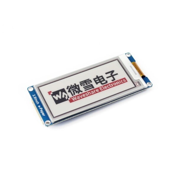 Waveshare 2,9 inch 296x128 E-Ink E-Paper Display Module three-color Arduino