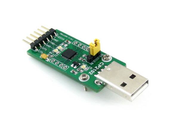 Waveshare CP2102 USB to UART Module, USB type A connector