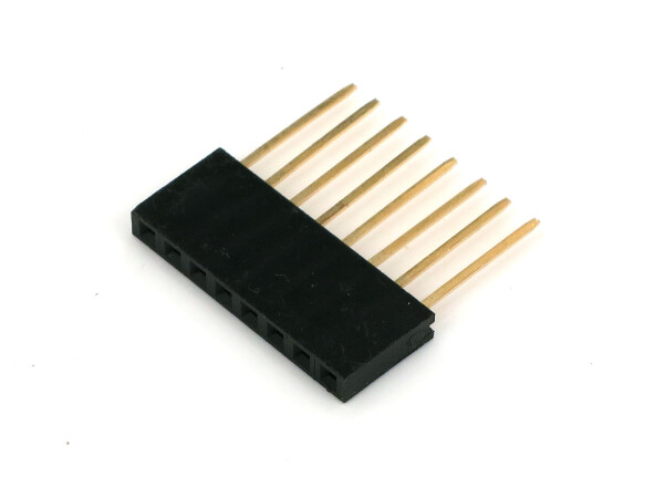 Single Double Row Pin Female Header Strip 1x8 Pin