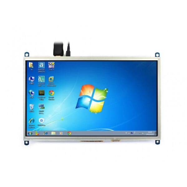 Waveshare Display Raspberry Pi da 10,1 pollici 1024x600 con touchscreen resistivo e interfaccia HDMI