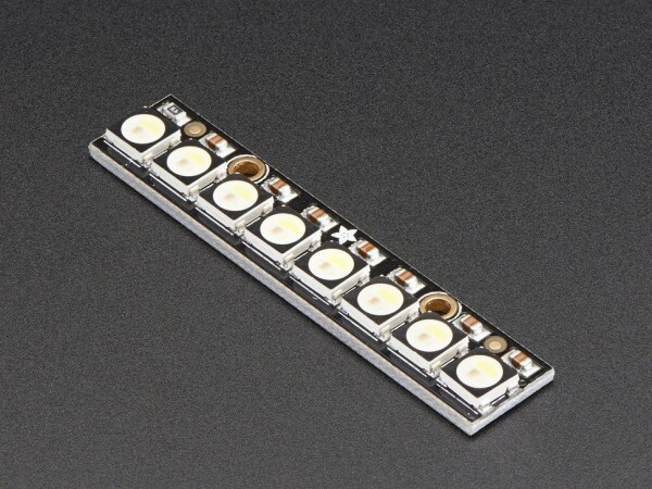 Adafruit NeoPixel Stick 8x 5050 RGBW LEDs Cool White ~6000K 2869