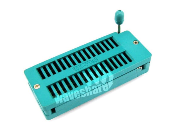 Waveshare DIP 32 Pin ZIF Socket (Green) IC Test & Burn-in Socket for DIP32 package