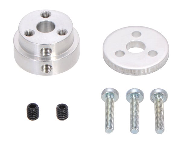 Pololu Aluminum Scooter Wheel Adapter for 6mm Shaft 37D Gearmotors 2674
