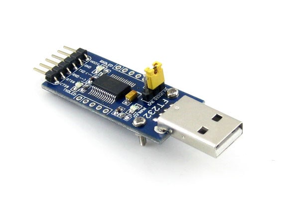 Waveshare FTDI FT232 USB UART Board (Type A) USB TO UART solution with USB Type A connector