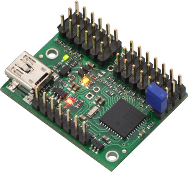 Pololu Mini Maestro 12-Channel USB Servo Controller (Assemblato)