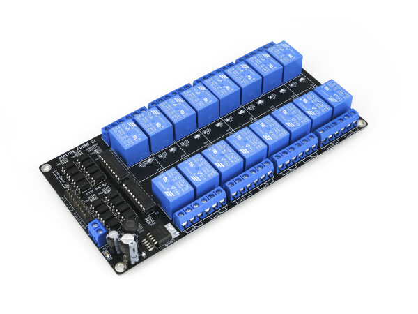 HIMALAYA 12V 16CH Optocouplers Relay Shield Compatibile con Arduino
