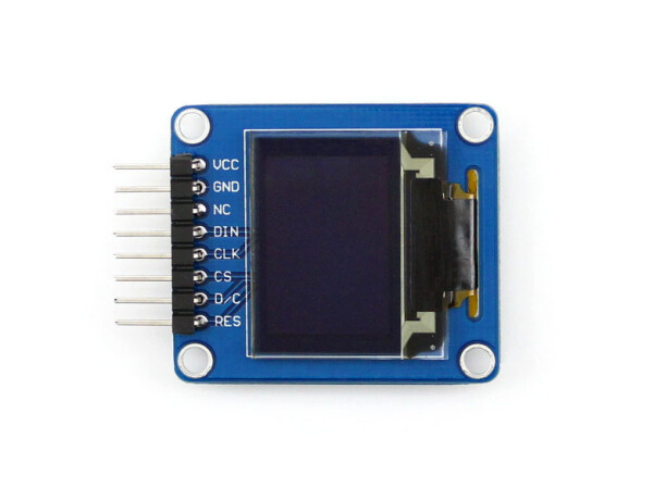 Waveshare 0.95 inch 96x64 RGB OLED SPI I2C Interfaces horizontal pinheader SSD1331