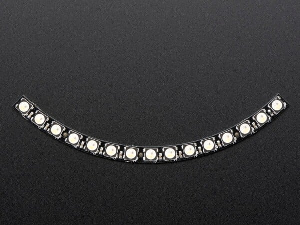 Adafruit NeoPixel 1/4 60 Ring 5050 RGBW LED with Integrated Drivers Warm White ~3000K 2873