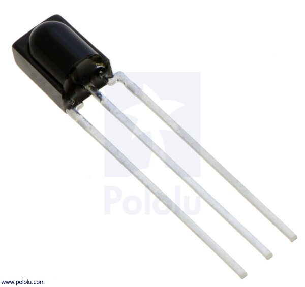 Pololu Vishay TSOP38438 IR Receiver Module, 38kHz