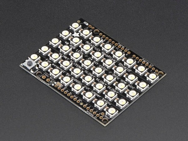 Adafruit NeoPixel Shield 40 RGBW Natural White LEDs 4500K 2865