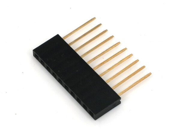 Single Double Row Pin Female Header Buchsenleiste Strip 1x10 Pin Gerade lang