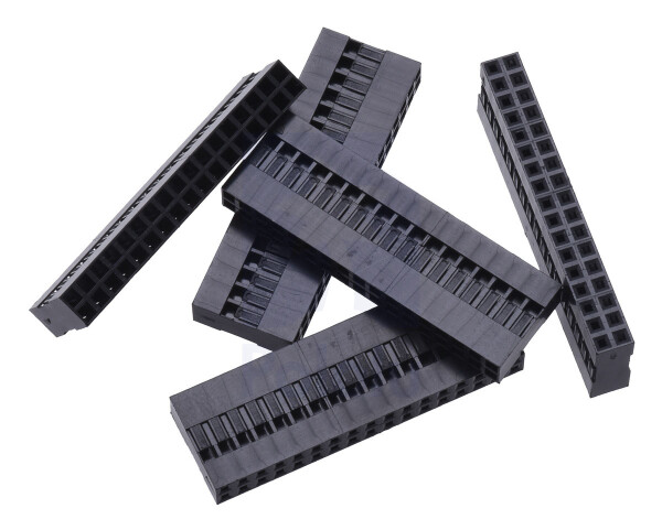 0.1" (2.54mm) Crimp Connector Housing: 2x17-Pin 5-Pack