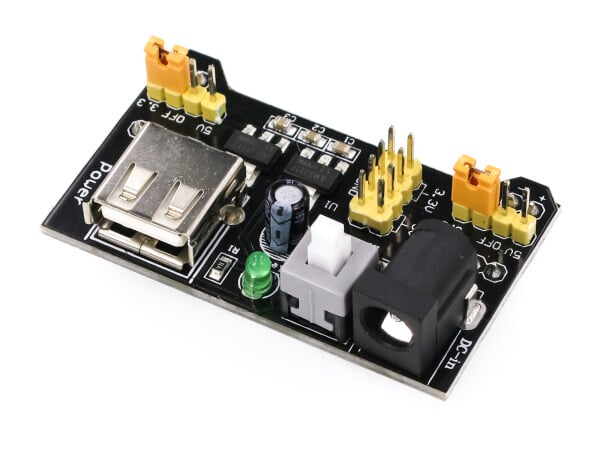 Modulo di alimentazione 5V 3,3V per MB102 Breadboard Power Supply Module