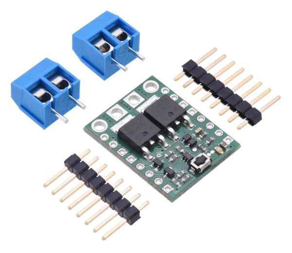 Pololu Big Pushbutton Power Switch with Reverse Voltage Protection, HP 2813