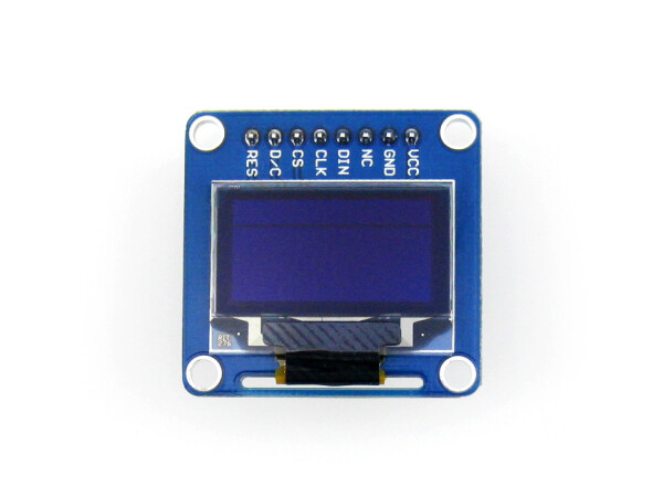 Waveshare 0.96 inch 128x64 OLED SPI I2C Interfaces vertical pinheader SSD1306