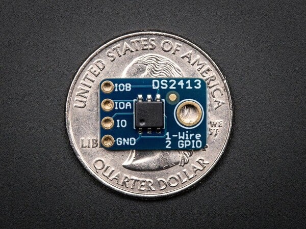 Adafruit DS2413 1-Wire Two GPIO Controller Breakout 1551