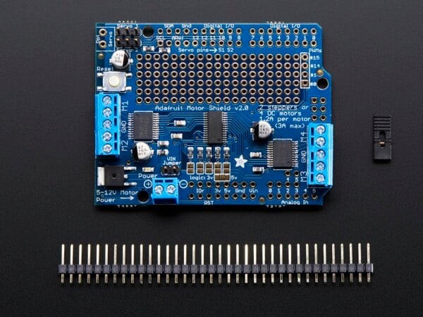 Adafruit Stepper Servo Motor Shield for Arduino TB6612 MOSFET Driver 1438