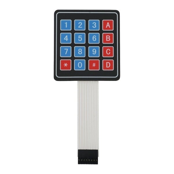 4x4 Matrix Array Keypad 8Pin 16 Key Membran Keyboard für Arduino