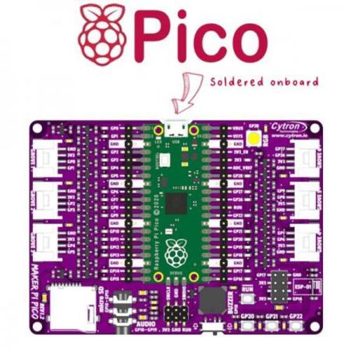 [Maker Pi Pico: Simplifying Raspberry Pi Pico for Beginners] MAKER-PI-PICO / Cytron