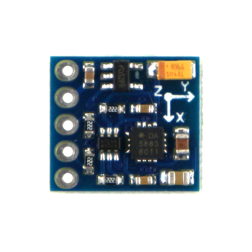 아두이노 나침반 3축 자기장 지자기 QMC5883L 센서 / Arduino Sensor