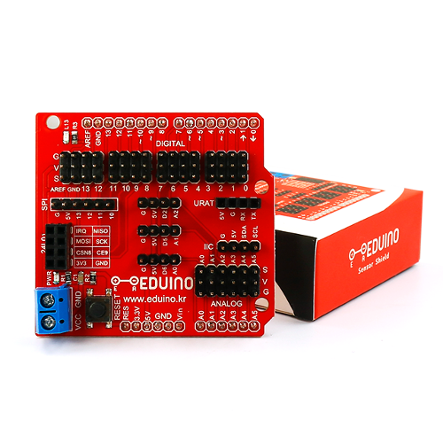 [에듀이노] 아두이노 센서 확장쉴드 V5.0 / Arduino Shield