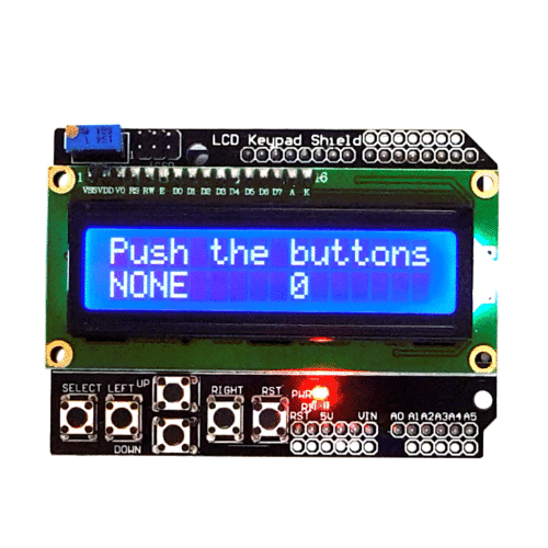 아두이노 LCD + 키패드 쉴드 / Arduino LCD Keypad Shield