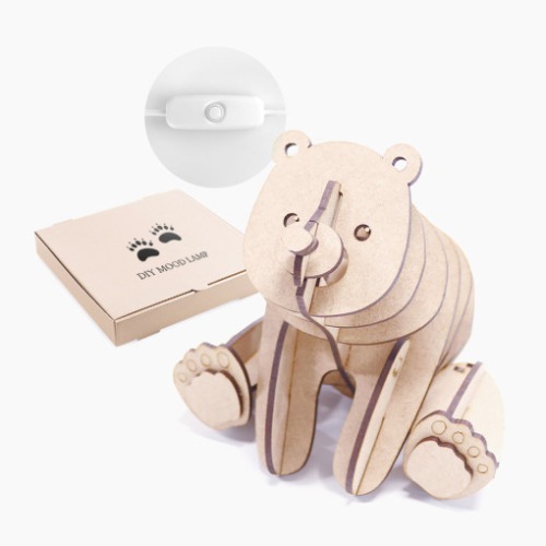 [곰 무드등 만들기] DIY 나무 메이커 키트