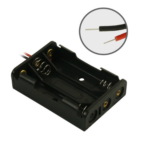 아두이노 1.5V AAA 3칸 배터리 홀더